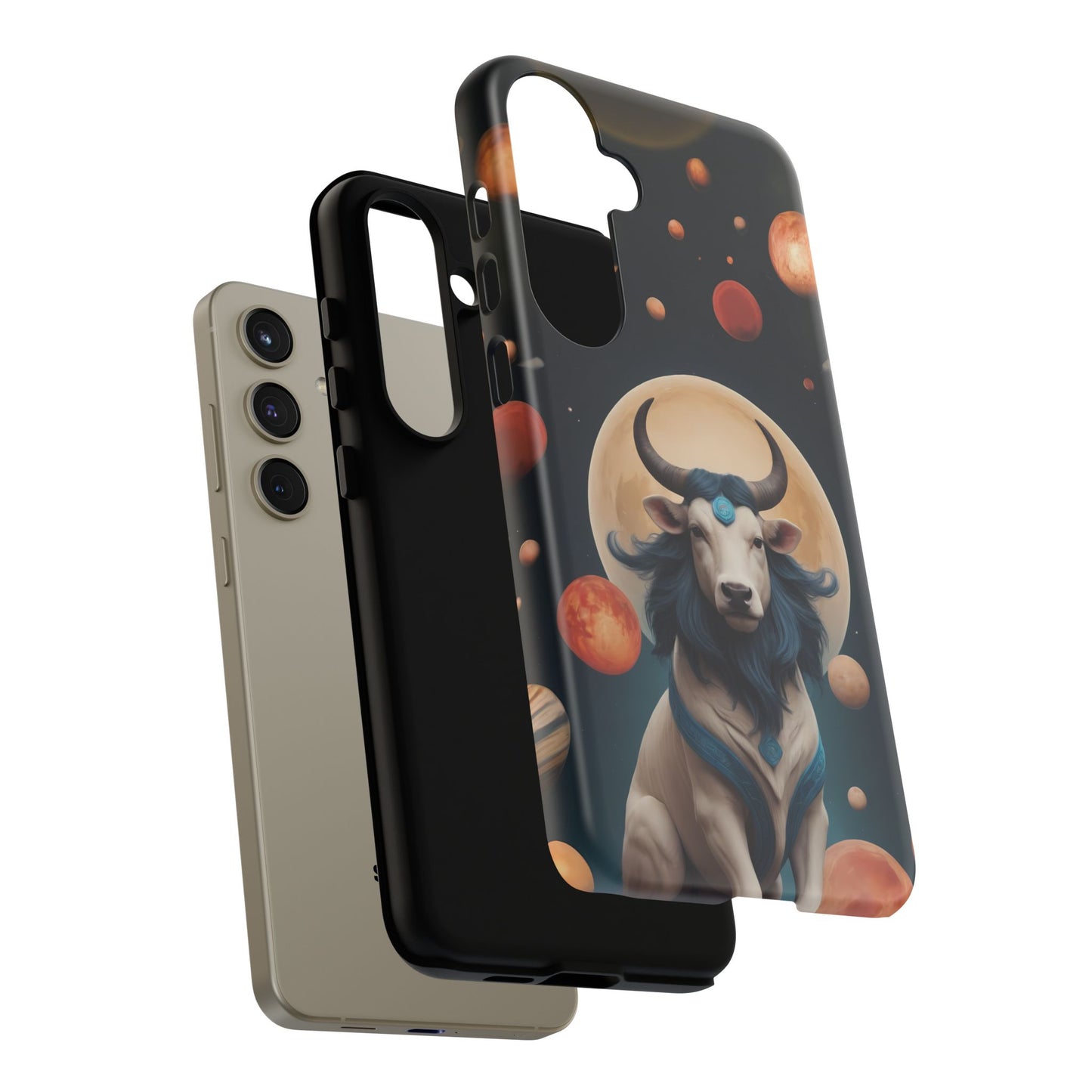 Chinese Zodiac Ox Custom Phone Case for Samsung Galaxy S10–S24 - Designed by Thalia