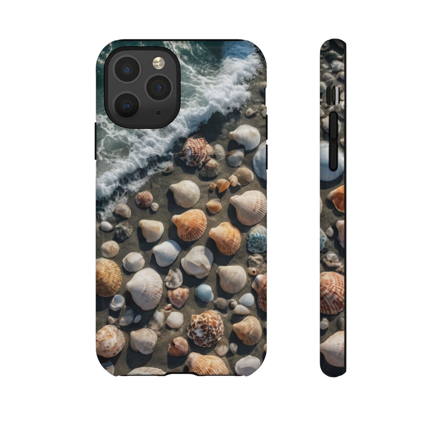 She Sells Sea Shells Phone Case for iPhone 8–16 Pro Max, Pixel 5–8 Pro, Galaxy S10–S24 Ultra - Designed by Thalia