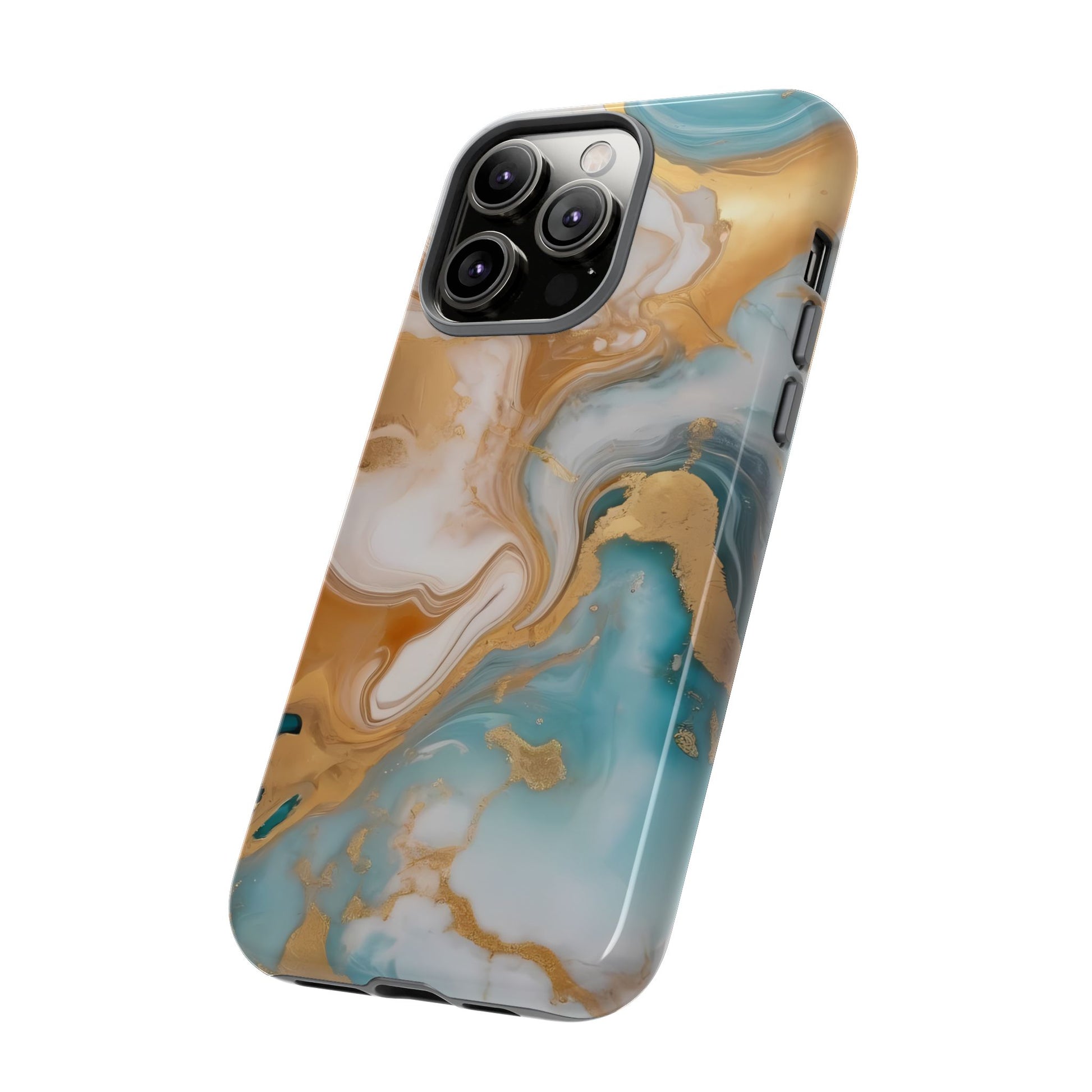 Marble Hues Phone Case for iPhone 8–16 Pro Max, Pixel 5–8 Pro, Galaxy S10–S24 Ultra - Designed by Thalia