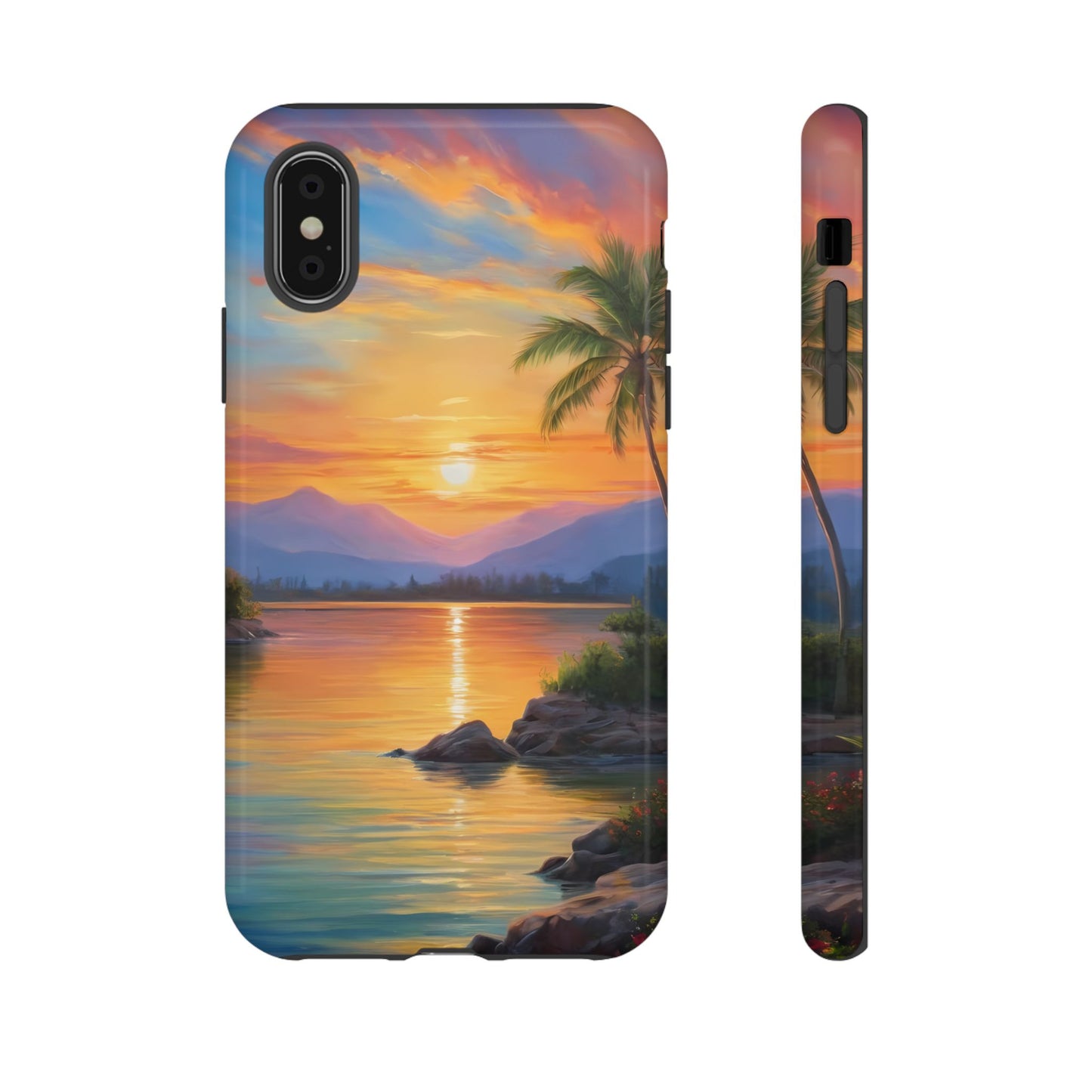 Sunset Serenade Phone Case for iPhone 8–16 Pro Max, Pixel 5–8 Pro, Galaxy S10–S24 Ultra - Designed by Thalia