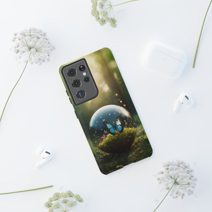 Butterfly Ball Custom Phone Case for Samsung Galaxy S10–S24 Ultra – Stylish, Unique & UV Protected - Designed by Thalia