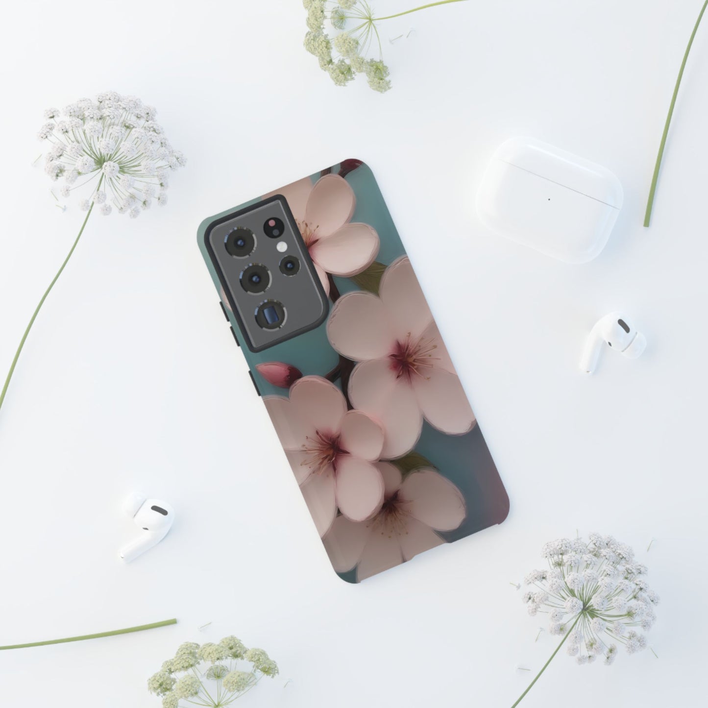 Cherry Blossom Phone Case for Samsung Galaxy S10–S24 - Designed by Thalia