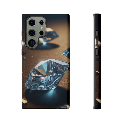 Raining Diamonds Custom Phone Case for Samsung Galaxy S10–S10 Plus, S20–S20 Ultra, S21, S22, S23, S24 Ultra - Designed by Thalia