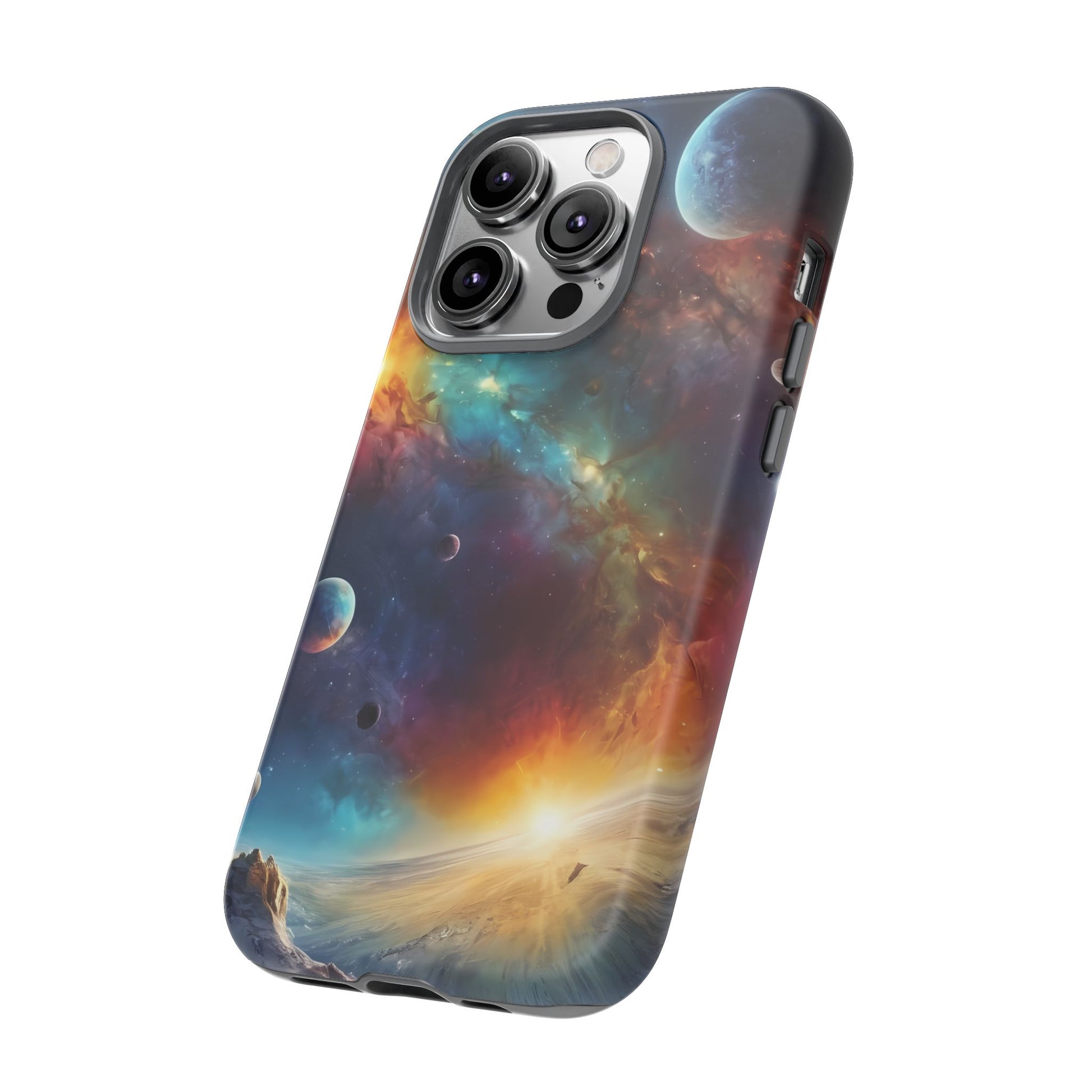 Cosmic Voyage Phone Case for iPhone 8–16 Pro Max, Pixel 5–8 Pro, Galaxy S10–S24 Ultra - Designed by Thalia