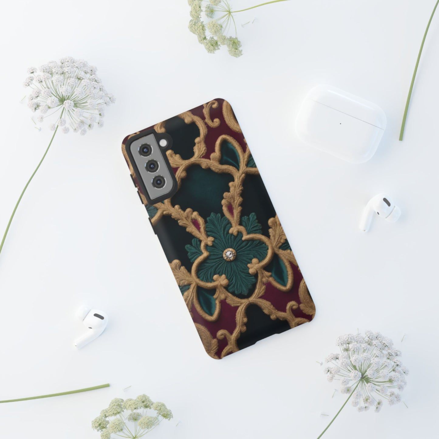 Velvet Luxe Phone Case for iPhone 8–16 Pro Max, Pixel 5–8 Pro, Galaxy S10–S24 Ultra - Designed by Thalia