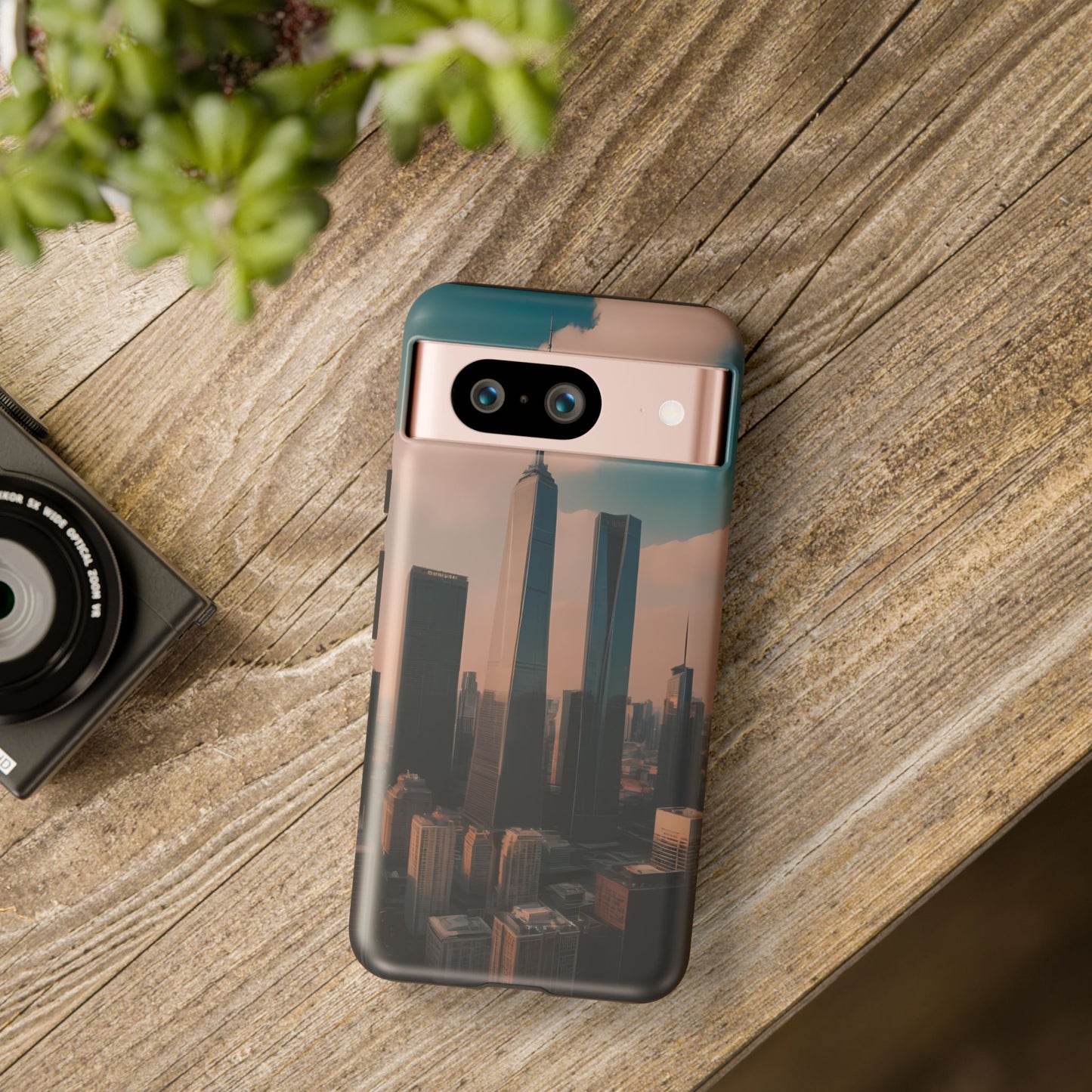 City Skylines Phone Case for Google Pixel 8 Pro, Pixel 8, Pixel 7, Pixel 6 Pro, Pixel 6, Pixel 5 5G - Designed by Thalia