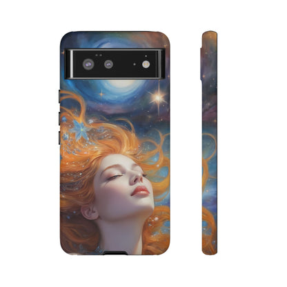 Celestial Dreams Custom Phone Case for Google Pixel 8 Pro, Pixel 8, Pixel 7, Pixel 6 Pro, Pixel 6, Pixel 5 5G - Designed by Thalia