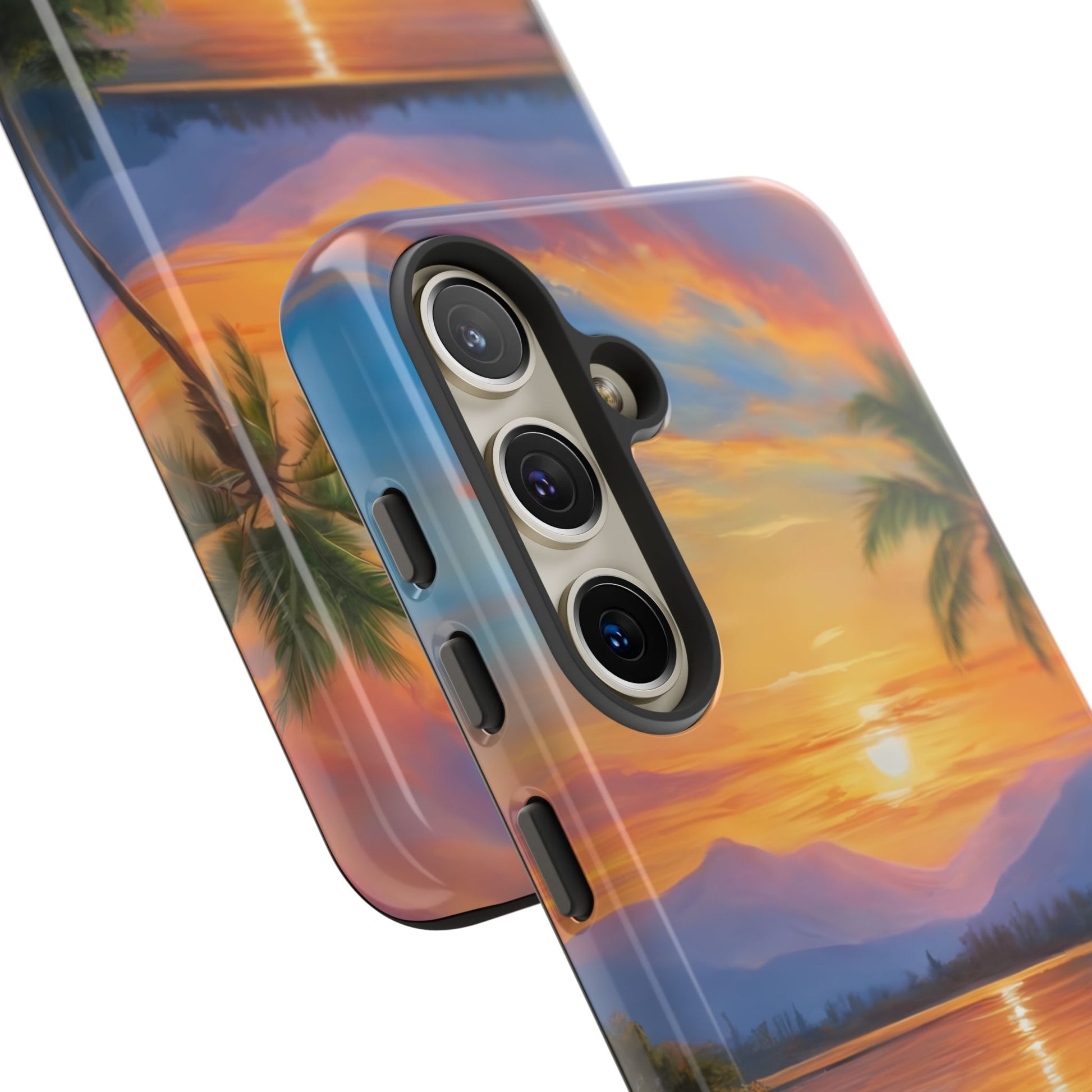 Sunset Serenade Custom Phone Case for Samsung Galaxy S10–S10 Plus, S20–S20 Ultra, S21, S22, S23, S24 Ultra - Designed by Thalia