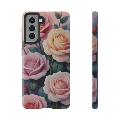 Bloom with Style - Roses Phone Case for iPhone 8–16 Pro Max, Pixel 5–8 Pro, Galaxy S10–S24 Ultra - Designed by Thalia