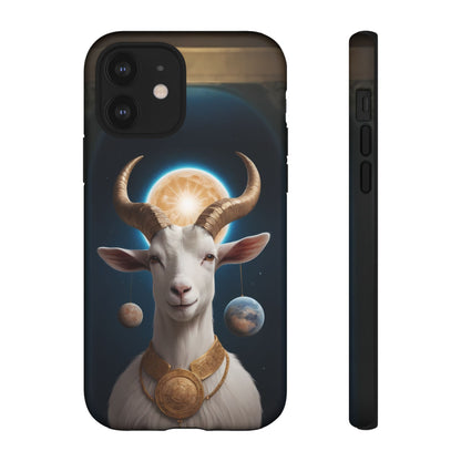 Chinese Zodiac Goat Phone Case for iPhone 8–16 Pro Max, iPhone 8 Plus–13 Mini, iPhone XS–XS Max, iPhone 11–14 Pro Max - Designed by Thalia