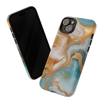 Marble Hues Phone Case for iPhone 8–16 Pro Max, Pixel 5–8 Pro, Galaxy S10–S24 Ultra - Designed by Thalia