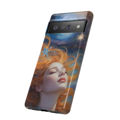 Celestial Dreams Custom Phone Case for Google Pixel 8 Pro, Pixel 8, Pixel 7, Pixel 6 Pro, Pixel 6, Pixel 5 5G - Designed by Thalia