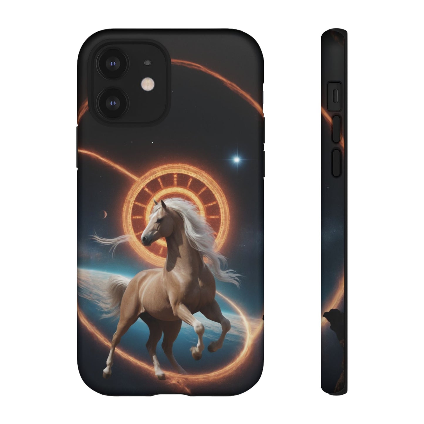 Chinese Zodiac Horse Custom Phone Case for iPhone 8–16 Pro Max, Pixel 5–8 Pro, Galaxy S10–S24 Ultra - Designed by Thalia