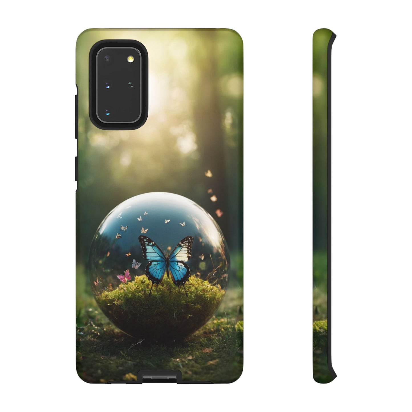 Butterfly Ball Phone Case for iPhone 8–16 Pro Max, Pixel 5–8 Pro, Galaxy S10–S24 Ultra - Designed by Thalia