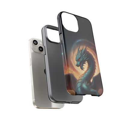 Chinese Zodiac Dragon Phone Case for iPhone 8–16 Pro Max, Pixel 5–8 Pro, Galaxy S10–S24 Ultra - Designed by Thalia