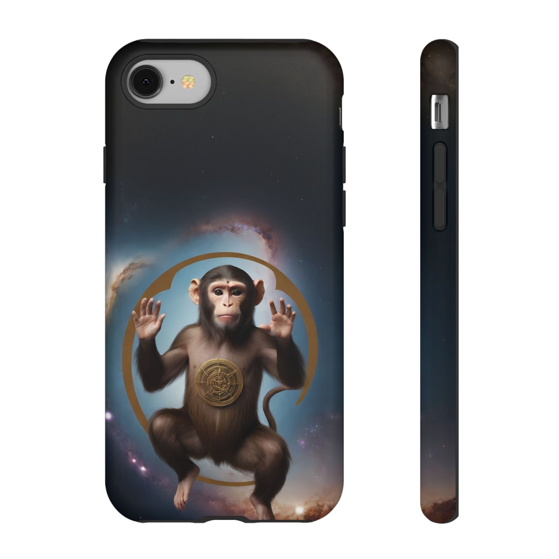 Chinese Zodiac Monkey Custom Phone Case for iPhone 8–16 Pro Max, Pixel 5–8 Pro, Galaxy S10–S24 Ultra - Designed by Thalia