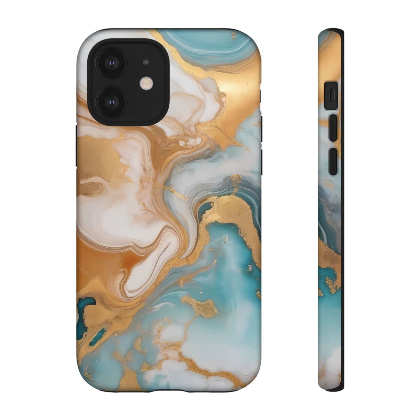 Marble Hues Phone Case for iPhone 8–16 Pro Max, Pixel 5–8 Pro, Galaxy S10–S24 Ultra - Designed by Thalia