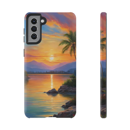 Sunset Serenade Phone Case for iPhone 8–16 Pro Max, Pixel 5–8 Pro, Galaxy S10–S24 Ultra - Designed by Thalia