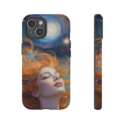 Celestial Dreams Custom Phone Case for iPhone 8–16 Pro Max, iPhone 8 Plus–13 Mini, iPhone XS–XS Max, iPhone 11–14 Pro Max - Designed by Thalia