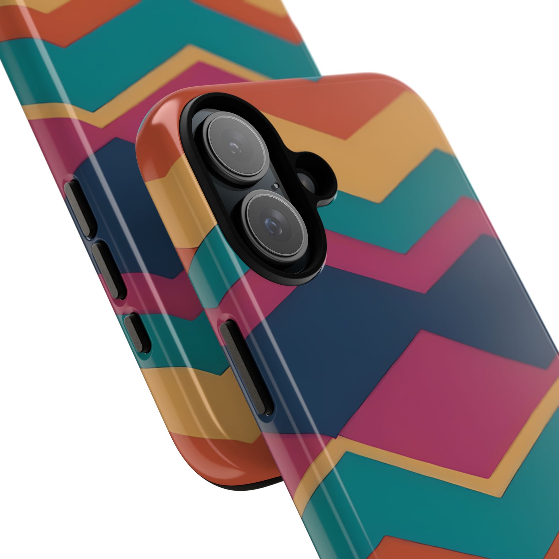 80s Retro Phone Case for iPhone 8–16 Pro Max, iPhone 8 Plus–13 Mini, iPhone XS–XS Max, iPhone 11–14 Pro Max - Designed by Thalia