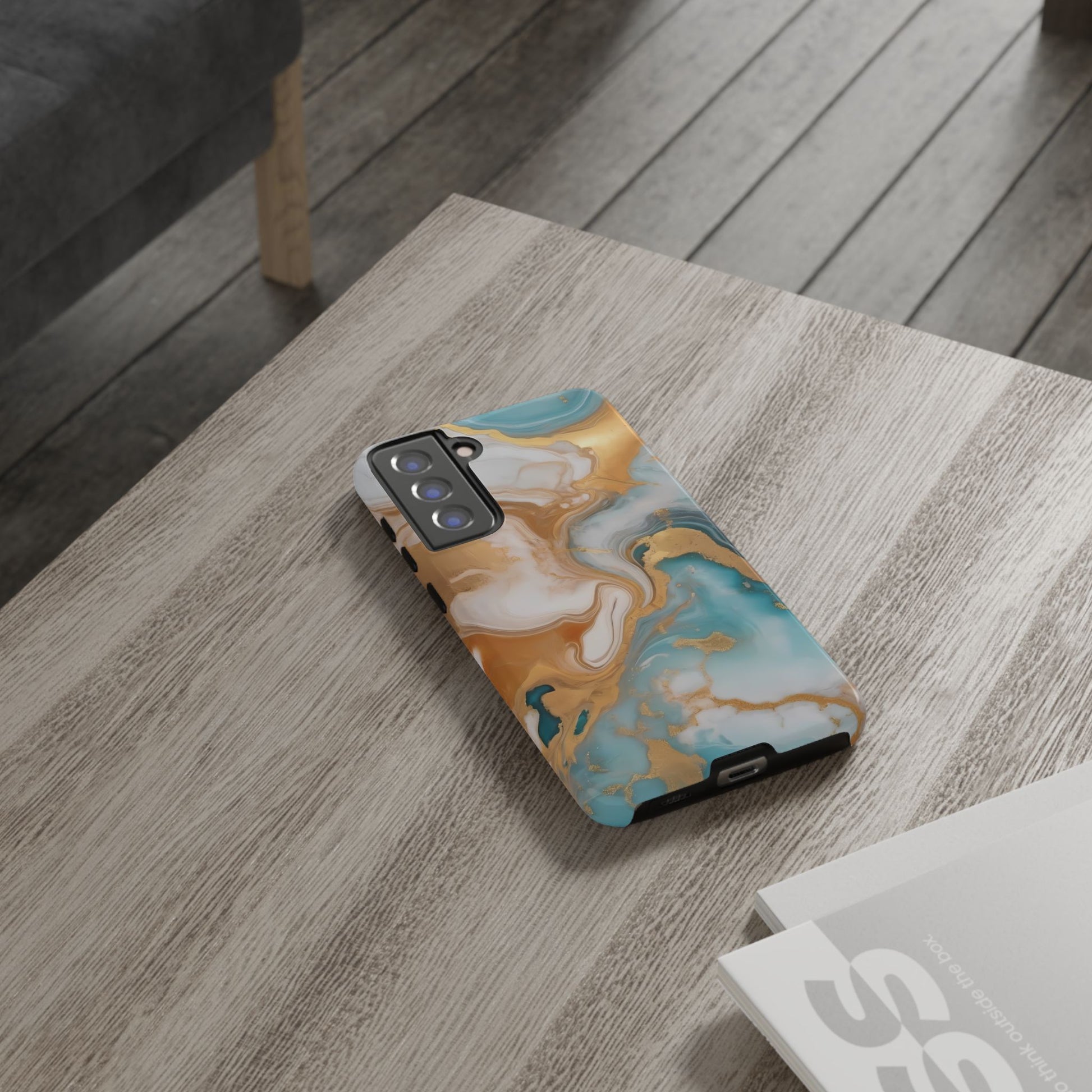 Marble Hues Custom Phone Case for Samsung Galaxy S10–S10 Plus, S20–S20 Ultra, S21, S22, S23, S24 Ultra - Designed by Thalia