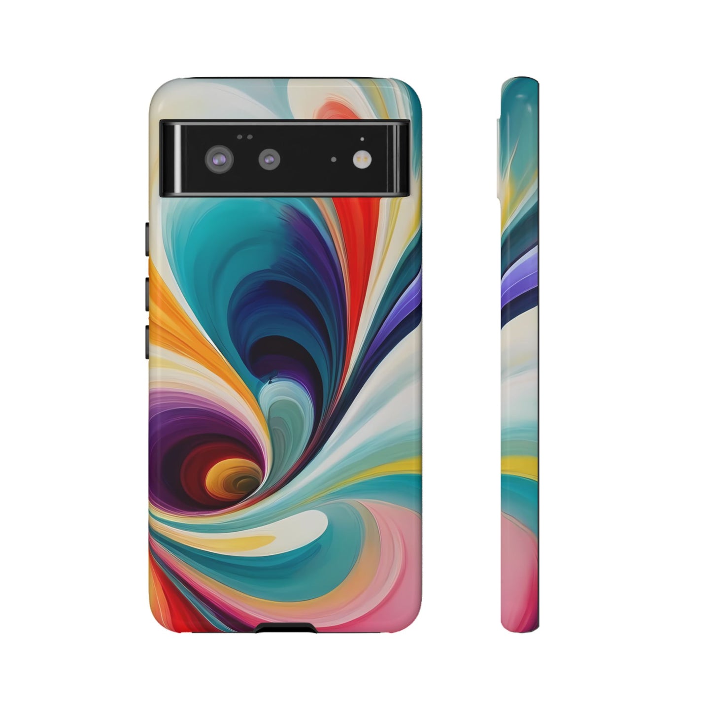 Abstract Elegance Custom Phone Case for Google Pixel 8 Pro, Pixel 8, Pixel 7, Pixel 6 Pro, Pixel 6, Pixel 5 5G - Designed by Thalia