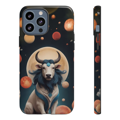 Chinese Zodiac Ox Phone Case for iPhone 8–16 Pro Max, iPhone 8 Plus–13 Mini, iPhone XS–XS Max, iPhone 11–14 Pro Max - Designed by Thalia