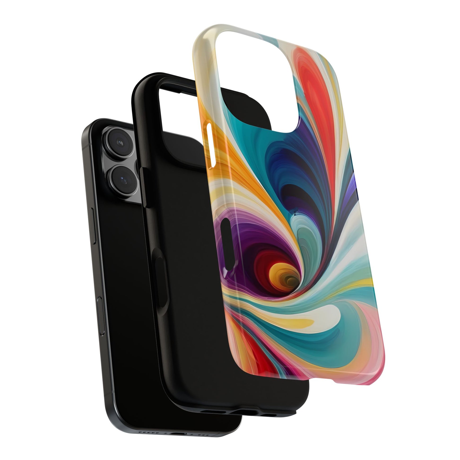 Abstract Elegance Phone Case for iPhone 8–16 Pro Max, Pixel 5–8 Pro, Galaxy S10–S24 Ultra - Designed by Thalia