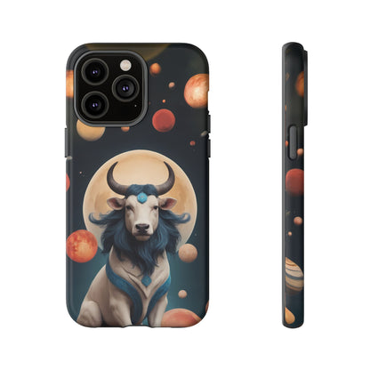 Chinese Zodiac Ox Phone Case for iPhone 8–16 Pro Max, iPhone 8 Plus–13 Mini, iPhone XS–XS Max, iPhone 11–14 Pro Max - Designed by Thalia