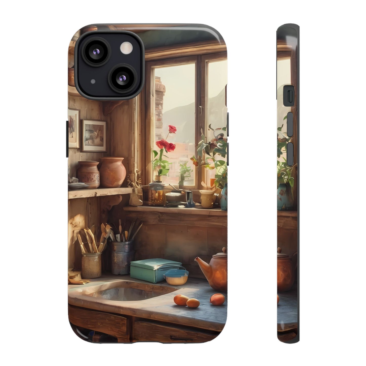 Vintage Vignettes Phone Case for iPhone 8–16 Pro Max, iPhone 8 Plus–13 Mini, iPhone XS–XS Max, iPhone 11–14 Pro Max - Designed by Thalia