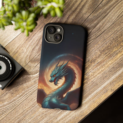 Chinese Zodiac Dragon Phone Case for iPhone 8–16 Pro Max, Pixel 5–8 Pro, Galaxy S10–S24 Ultra - Designed by Thalia