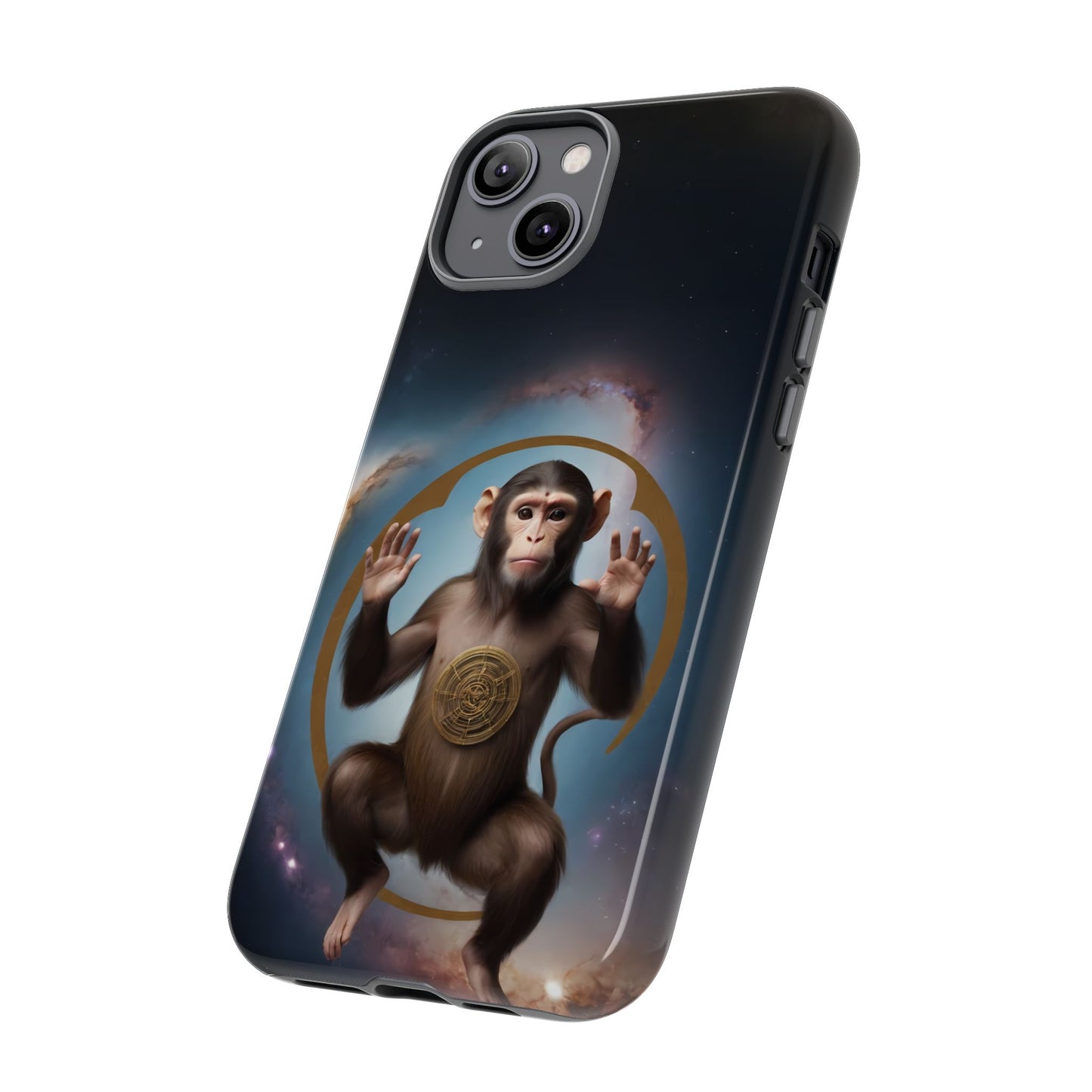 Chinese Zodiac Monkey Phone Case for iPhone 8–16 Pro Max, iPhone 8 Plus–13 Mini, iPhone XS–XS Max, iPhone 11–14 Pro Max - Designed by Thalia