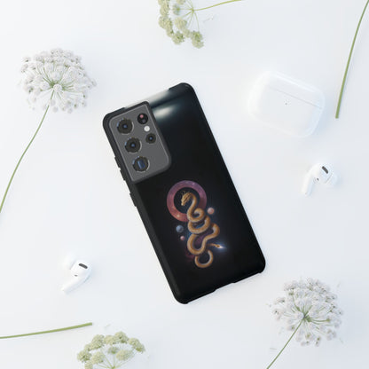 Chinese Zodiac Snake Custom Phone Case for iPhone 8–16 Pro Max, Pixel 5–8 Pro, Galaxy S10–S24 Ultra - Designed by Thalia