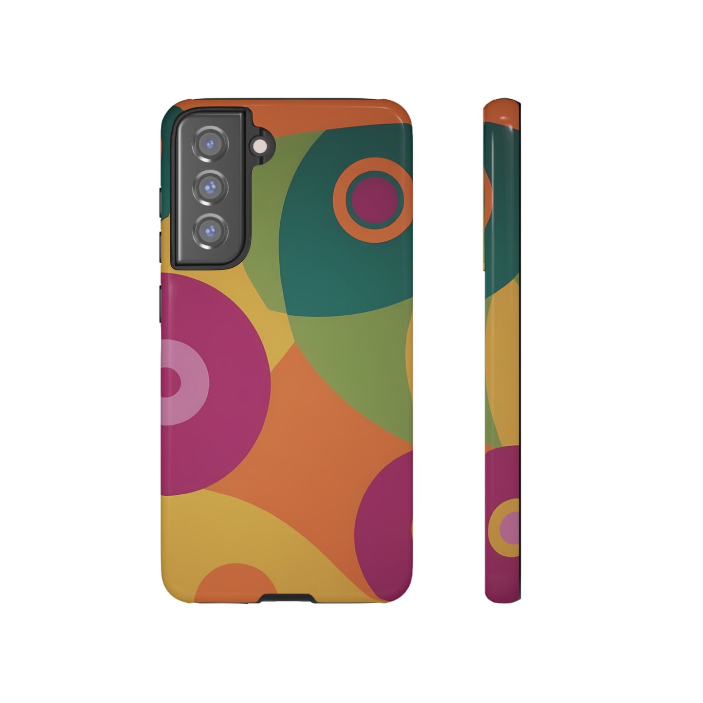 60s Retro Custom Phone Case for Samsung Galaxy S10–S24 Ultra - Designed by Thalia