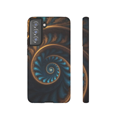 3D Fractal Custom Phone Case for Samsung Galaxy S10–S24 Ultra - Designed by Thalia