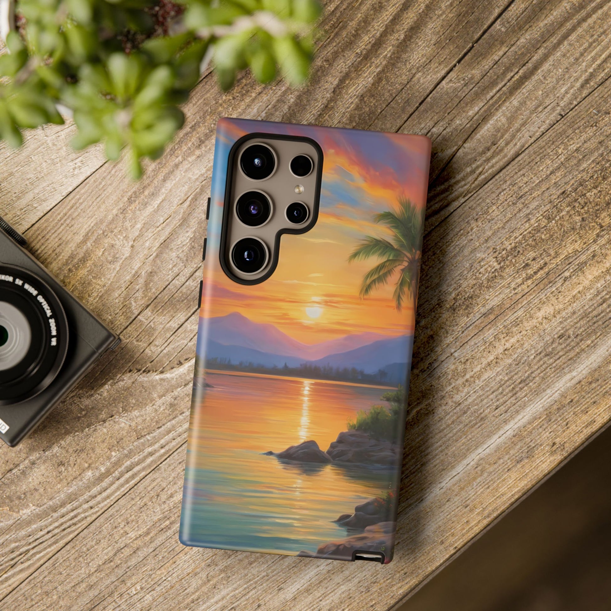 Sunset Serenade Custom Phone Case for Samsung Galaxy S10–S10 Plus, S20–S20 Ultra, S21, S22, S23, S24 Ultra - Designed by Thalia