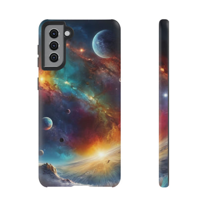 Cosmic Voyage Phone Case for iPhone 8–16 Pro Max, Pixel 5–8 Pro, Galaxy S10–S24 Ultra - Designed by Thalia