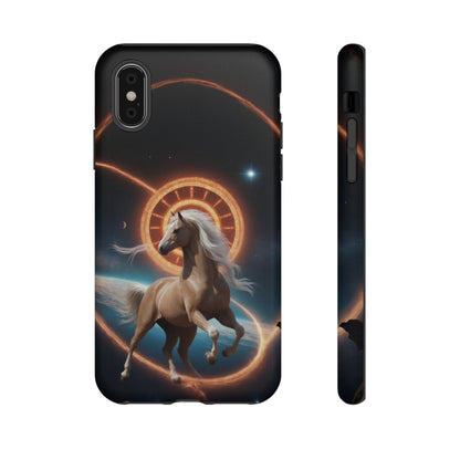 Chinese Zodiac Horse Custom Phone Case for iPhone 8–16 Pro Max, Pixel 5–8 Pro, Galaxy S10–S24 Ultra - Designed by Thalia