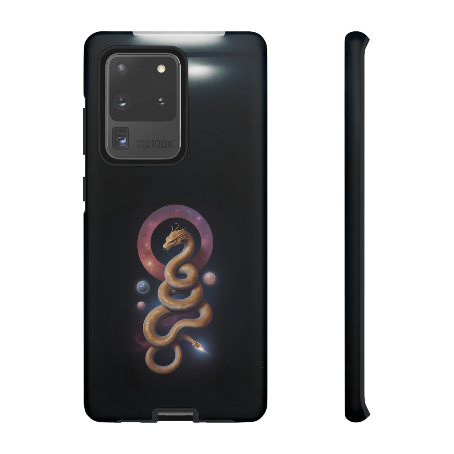 Chinese Zodiac Snake Custom Phone Case for iPhone 8–16 Pro Max, Pixel 5–8 Pro, Galaxy S10–S24 Ultra - Designed by Thalia