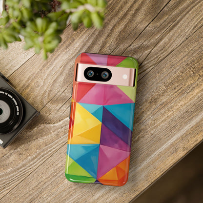 Geometric Play Phone Case for Google Pixel 8 Pro, Pixel 8, Pixel 7, Pixel 6 Pro, Pixel 6, Pixel 5 5G - Designed by Thalia