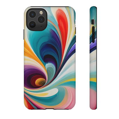 Abstract Elegance Phone Case for iPhone 8–16 Pro Max, Pixel 5–8 Pro, Galaxy S10–S24 Ultra - Designed by Thalia