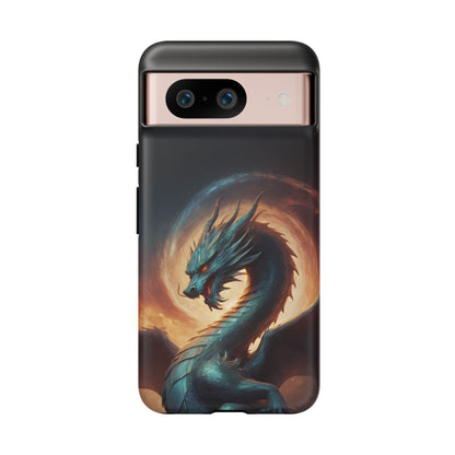 Chinese Zodiac Dragon Phone Case for iPhone 8–16 Pro Max, Pixel 5–8 Pro, Galaxy S10–S24 Ultra - Designed by Thalia