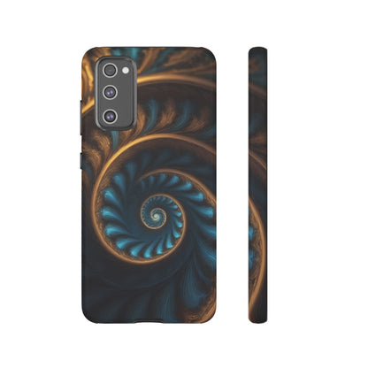 3D Fractal Custom Phone Case for Samsung Galaxy S10–S24 Ultra - Designed by Thalia