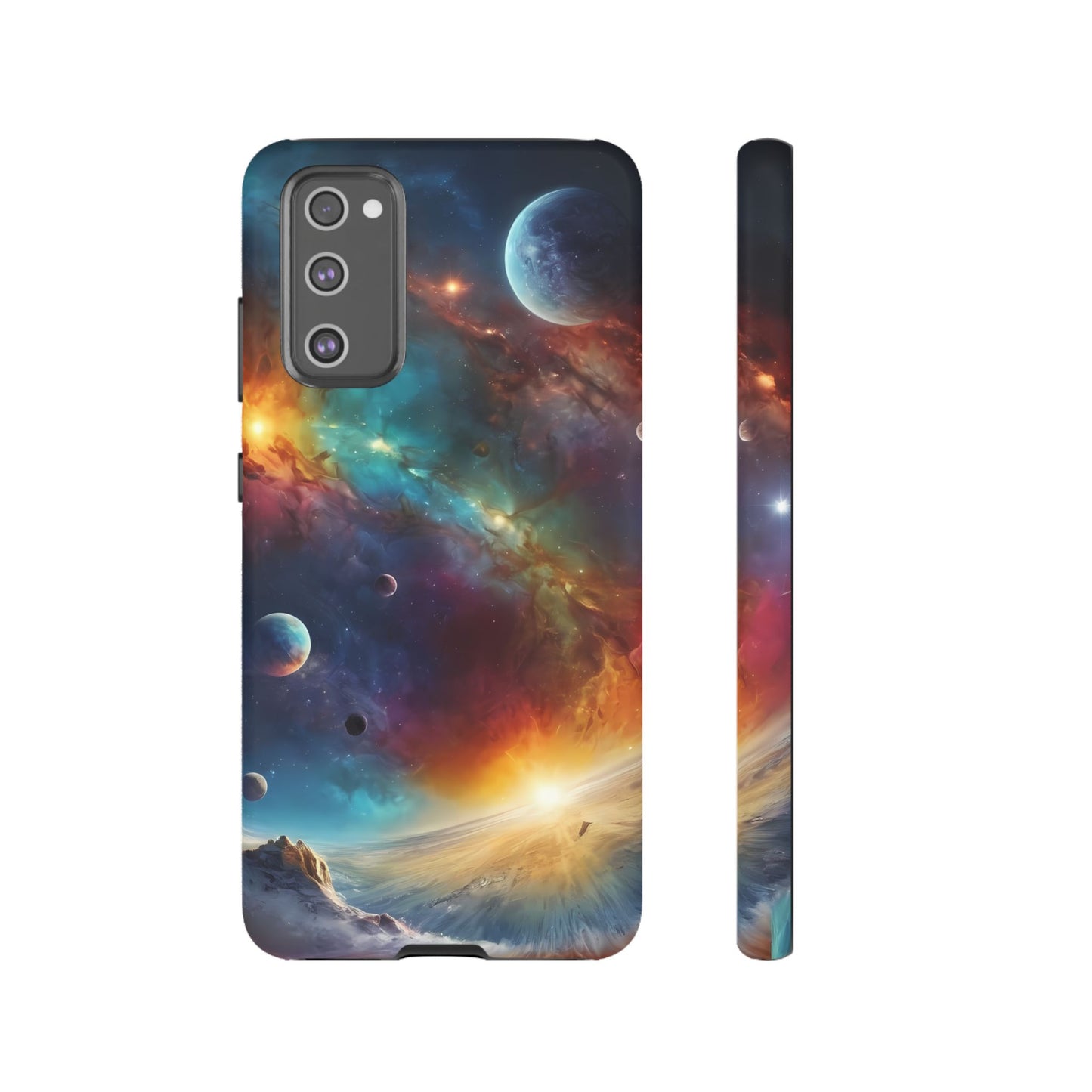 Cosmic Voyage Custom Phone Case for Samsung Galaxy S10–S24 - Designed by Thalia