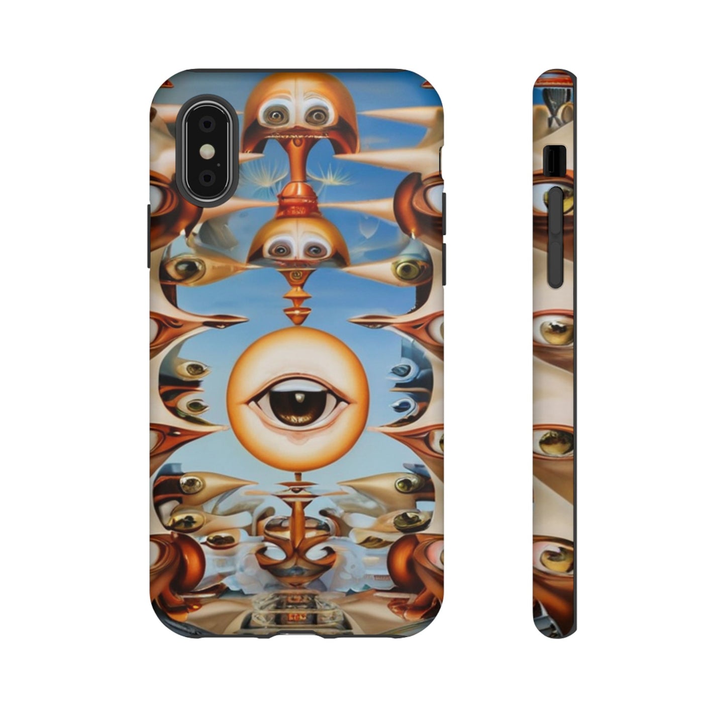 Surreal Suspect Phone Case for iPhone 8–16 Pro Max, iPhone 8 Plus–13 Mini, iPhone XS–XS Max, iPhone 11–14 Pro Max - Designed by Thalia