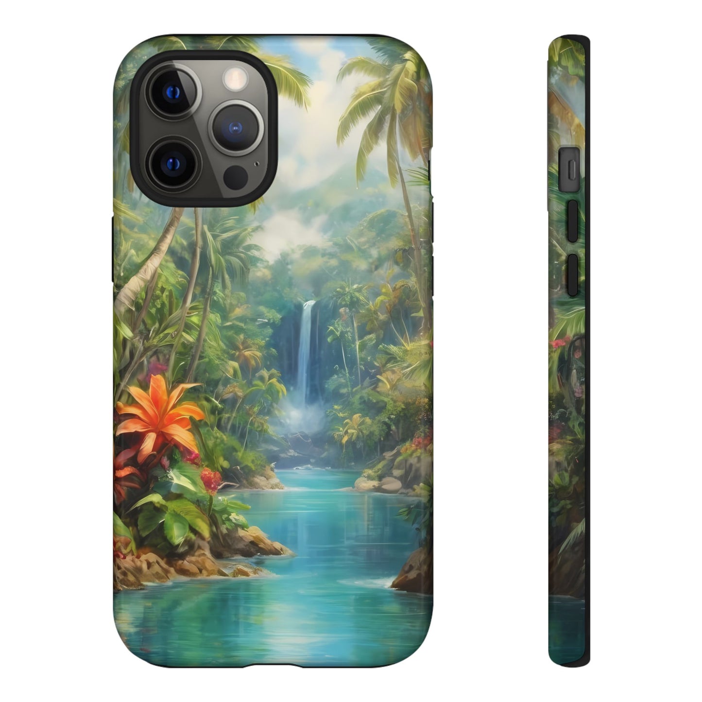 Tropical Paradise Phone Case for iPhone 8–16 Pro Max, Pixel 5–8 Pro, Galaxy S10–S24 Ultra - Designed by Thalia