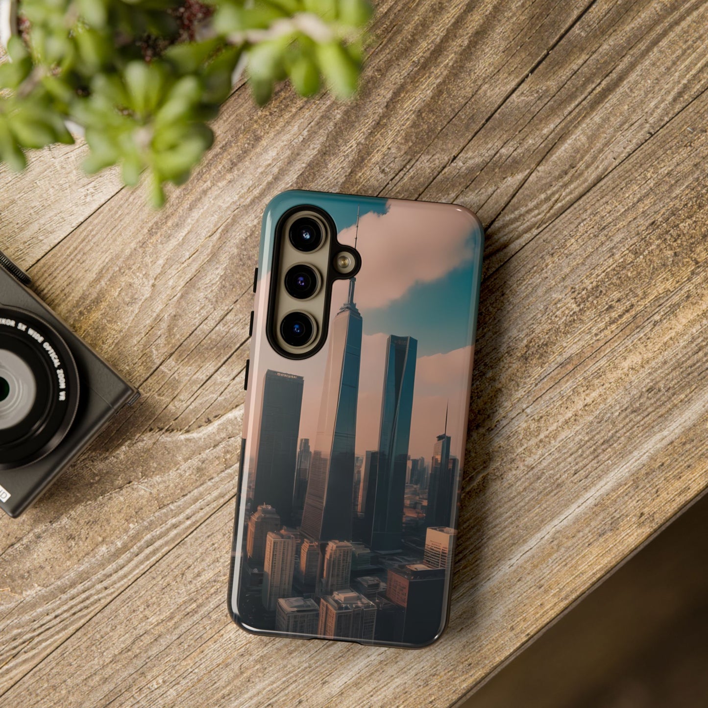 City Skylines Custom Phone Case for Samsung Galaxy S10–S10 Plus, S20–S20 Ultra, S21, S22, S23, S24 Ultra - Designed by Thalia