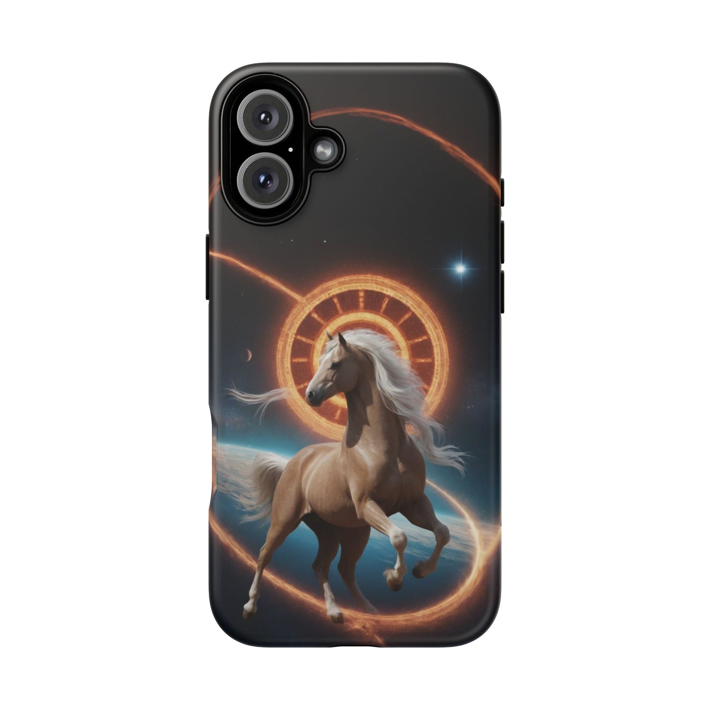 Chinese Zodiac Horse Custom Phone Case for iPhone 8–16 Pro Max, Pixel 5–8 Pro, Galaxy S10–S24 Ultra - Designed by Thalia