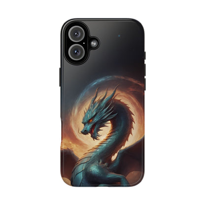 Chinese Zodiac Dragon Phone Case for iPhone 8–16 Pro Max, Pixel 5–8 Pro, Galaxy S10–S24 Ultra - Designed by Thalia