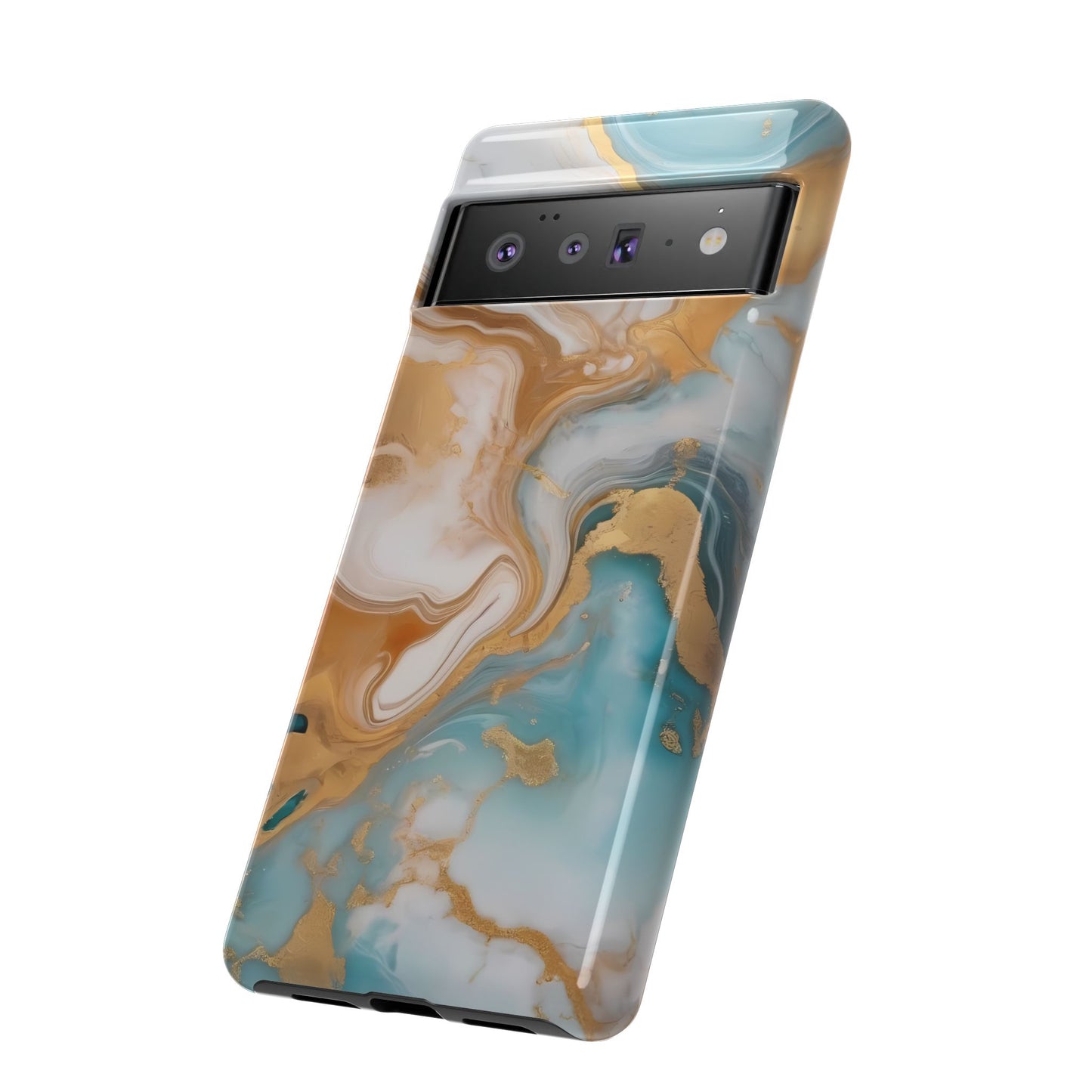 Marble Hues Phone Case for iPhone 8–16 Pro Max, Pixel 5–8 Pro, Galaxy S10–S24 Ultra - Designed by Thalia